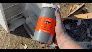 Mini Fridge Vs 2Lbs Of Tannerite