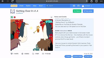 Getting over it (scratch) Speedrun 1:35