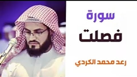 ٤١.سورة فصلت / الشيخ رعد محمد الكردي
