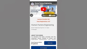Human Factors Engineering Nptel assignment week-7 answer #nptel #answer #assignment #humanfactors