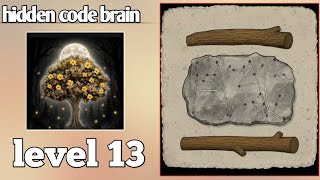 hidden code brain puzzle game  level 13 gameplay