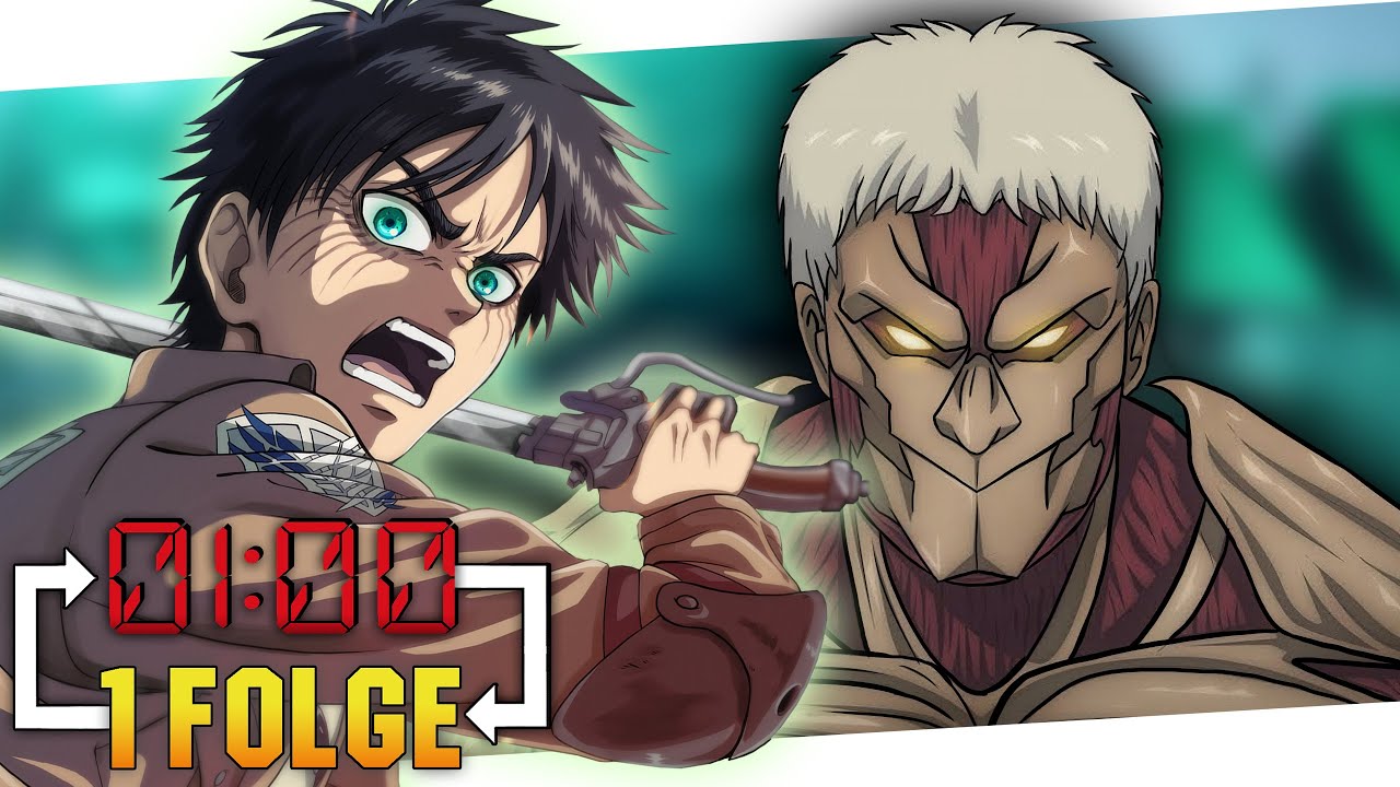 ATTACK ON TITAN 𝗦𝗧𝗔𝗙𝗙𝗘𝗟 𝟮 ⏱️ 1 Folge in 1 Minute ⏱️ - YouTube