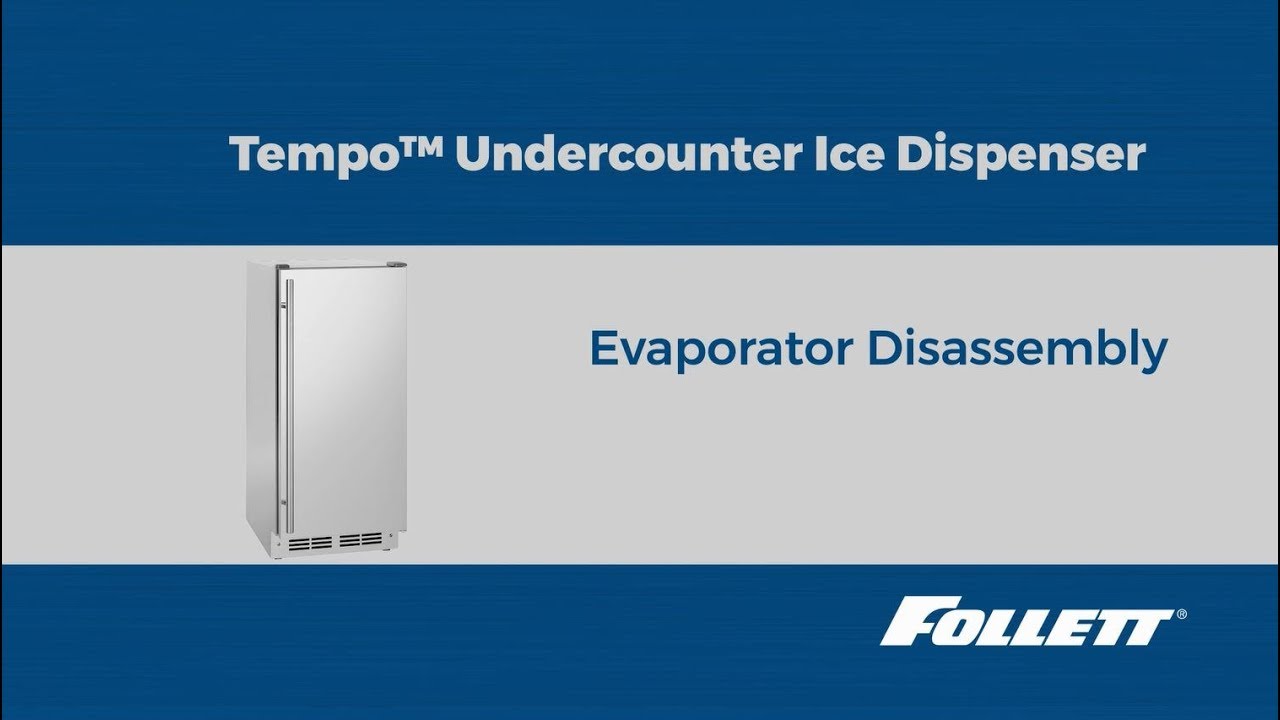 Tempo Ice Machine Bin Evaporator Disassembly YouTube