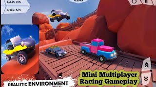 Toon Car Racing Multiplayer - Android Gameplay || Toon Car Game || Mini Car Game screenshot 1