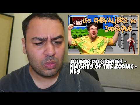 British Reaction To Joueur Du Grenier - Knights of the Zodiac - NES