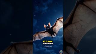 Rahasia Kelelawar Terbang di Malam Gelap Tanpa Menabrak! #faktaunik #animasi #shortvideo