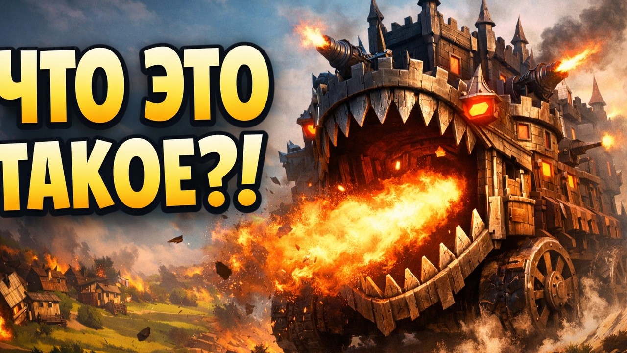 ЭТО ВООБЩЕ НОРМАЛЬНО?! Замок на колёсах уничтожает ВСЁ — Wanderburg Demo