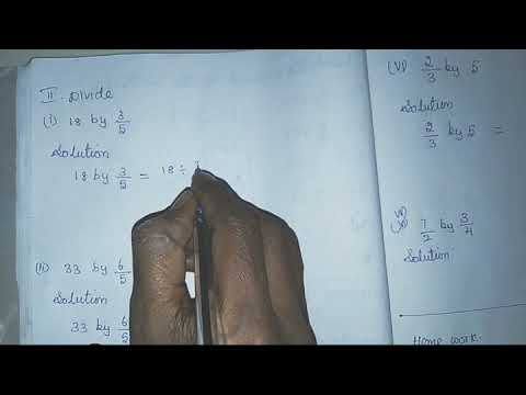 Division of fraction - YouTube