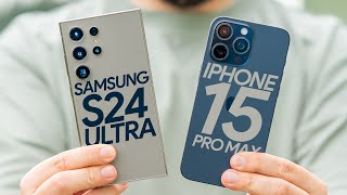 Samsung Galaxy S24 UItra vs iPhone 15 Pro Max, ¿el mejor móvil del momento?