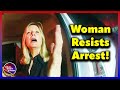 Drunk Entitled Lady Crashes Into A House, Resists Arrest & Denies Wrongdoing!
