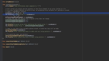 7. Go Programming Language : Arrays