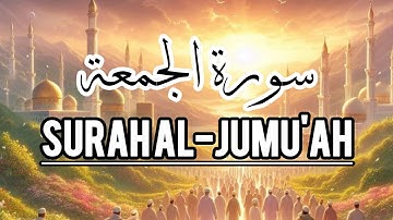 سورة الجمعة كاملة بصوت خاشع يملأ القلب طمأنينة | تلاوة مميزة للقارئ عبدالرحيم الجراح