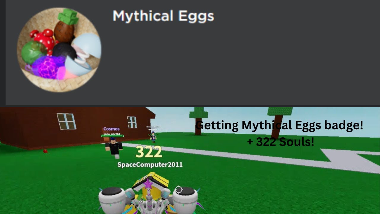 Getting Mythical Eggs badge! + 322 Souls! | Ability Wars Roblox