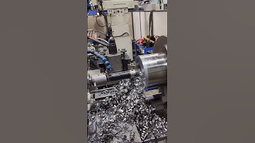 90mm Spade Drill Making Chips @CuttingEdgeEngineering #cnc #cleaning