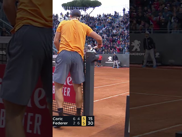 Vintage Roger Federer Mastery In Rome! 😍 class=