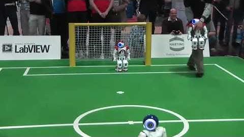 GO2009 - SPL, B-Human vs. Nao Devils, First Half - Part 1