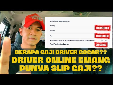 BERAPA SEY GAJI DRIVER GOCAR YG GAK RAJIN ONBID? EMANG DRIVER GOCAR PUNYA SLIP GAJI?