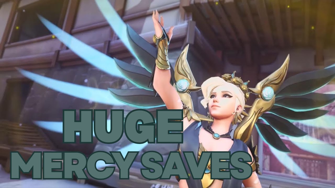 ︎‬32 Saves On Mercy!‪‪ ︎‬ Career BEST! -Overwatch 2 Mercy Gameplay ...