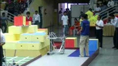 IIT Kanpur during a match in Robocon 2010