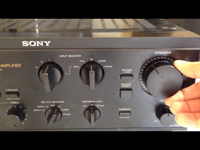 Amplificador Sony 333 Esx (ta F700)