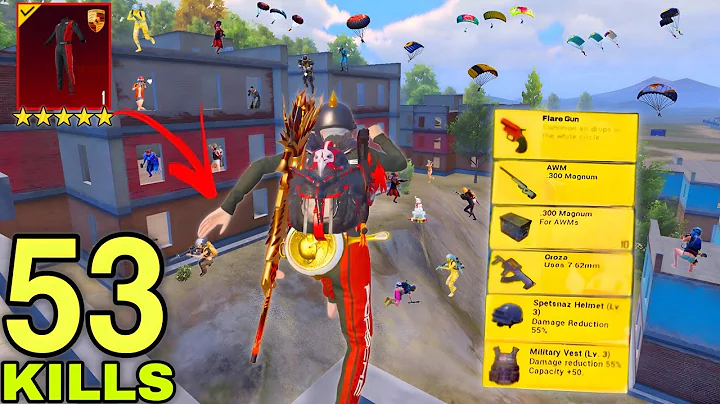 53 Solo KILLS!😱 MY BEST  RUSH GAMEPLAY EVER  w/ PORSCHE OUTFIT 🔥SAMSUNG,A7,A8,J4,J5,J6,J7,J2,J3,XS