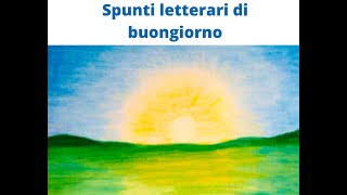 SPUNTI LETTERARI DI BUONGIORNO - SAPIENTE L'AMORE CHE NON SA W  Szymborska