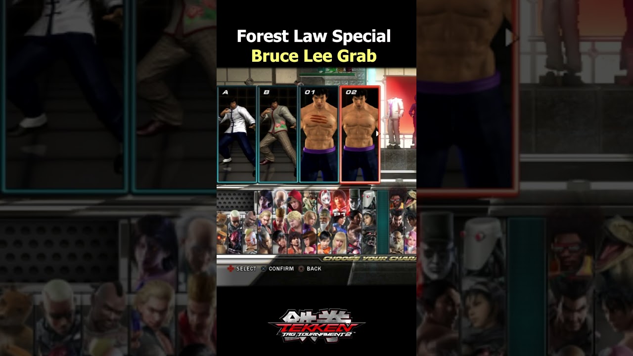 Tekken Tag 2 – Forest Law Bruce Lee Inspired Grab (Special Throw)