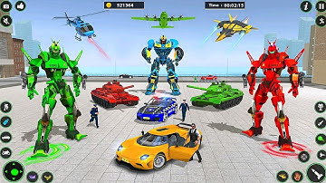 Mech Robot Car Transforming Robot Action Game 2025 - Android Gameplay