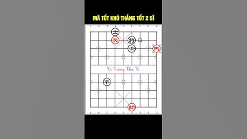 Cờ tàn thực chiến | MÃ TỐT KHÓ THẮNG TỐT 2 SĨ  #cotuongthuvi #cothethuvi #cotanthucchien #shorts