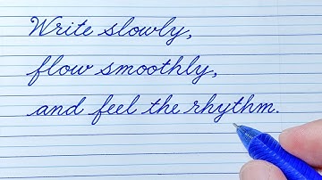 Cursive Writing Quote 95 | Cursive Handwriting Practice | Cursive Letters | How to write in cursive