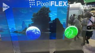 InfoComm 2025: PixelFLEX LED Highlights Muxwave, an Ultra-Thin Transparent LED Mesh Display