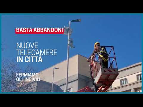 Basta abbandoni: nuove telecamere in città