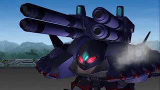 SD Gundam G-Generation Wars - Destroy Gundam (MA) All Animations