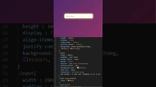 👉 🔥 Stylish Input Box Design Using HTML &amp; CSS | Center Aligned UI |