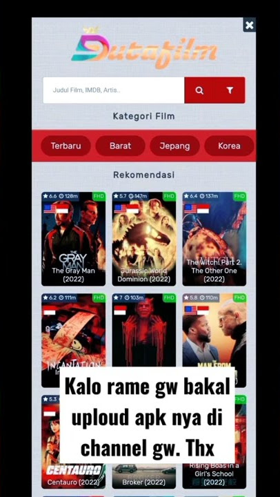 Cara nonton film gratis di android !!! #short #film #viral