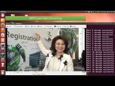 Video steaming using BATS codes