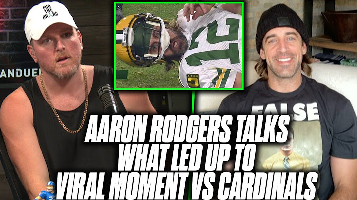 Aaron Rodgers Talks Play Leading To Viral Meme vs Cardinals | Pat McAfee Reacts