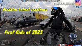 First Ride of 2023 - Ride along Vlog w/ Crelander LED Backpak