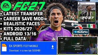 NEW MOD EA SPORTS FC27 MOD FIFA 16 MOBILE ANDROID OFFLINE REALISTIC GRAPHICS PS5 MENU SCOREBOARD