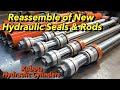 Kubota Hydraulics Cylinders Part 3: Reassembly with New Seals and Rods