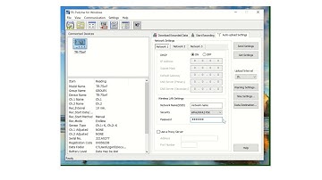 How to setup a TR-75wf data logger