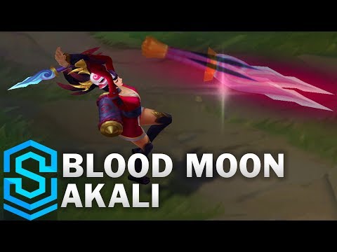 Blood Moon Akali (2018) Skin Spotlight - League of Legends - Blood Moon Akali (2018) Skin Spotlight - League of Legends