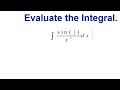 Integral of sin(1/x)/x^2