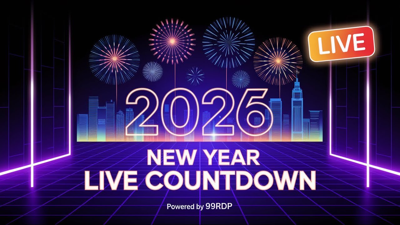 LIVE: New Year 2027 YouTube Countdown Live stream | Non-Stop 24/7 Live ...