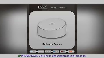 MOES Smart Multi-mode Gateway ZigBee 3.0 WiFi Bluetooth Mesh Hub Work with Tuya Smart App Voice Cont