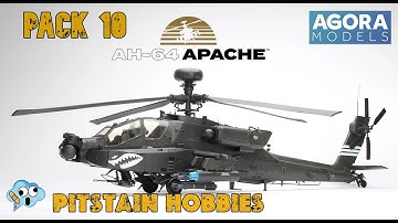 Agora AH-64D Apache Longbow 1/24 model build, pack 10.