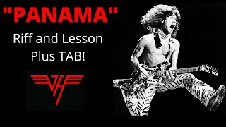 Van Halen "PANAMA" Riff Tutorial