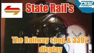 State Rail's Railway shop Central 1988 - Display steam loco 3392