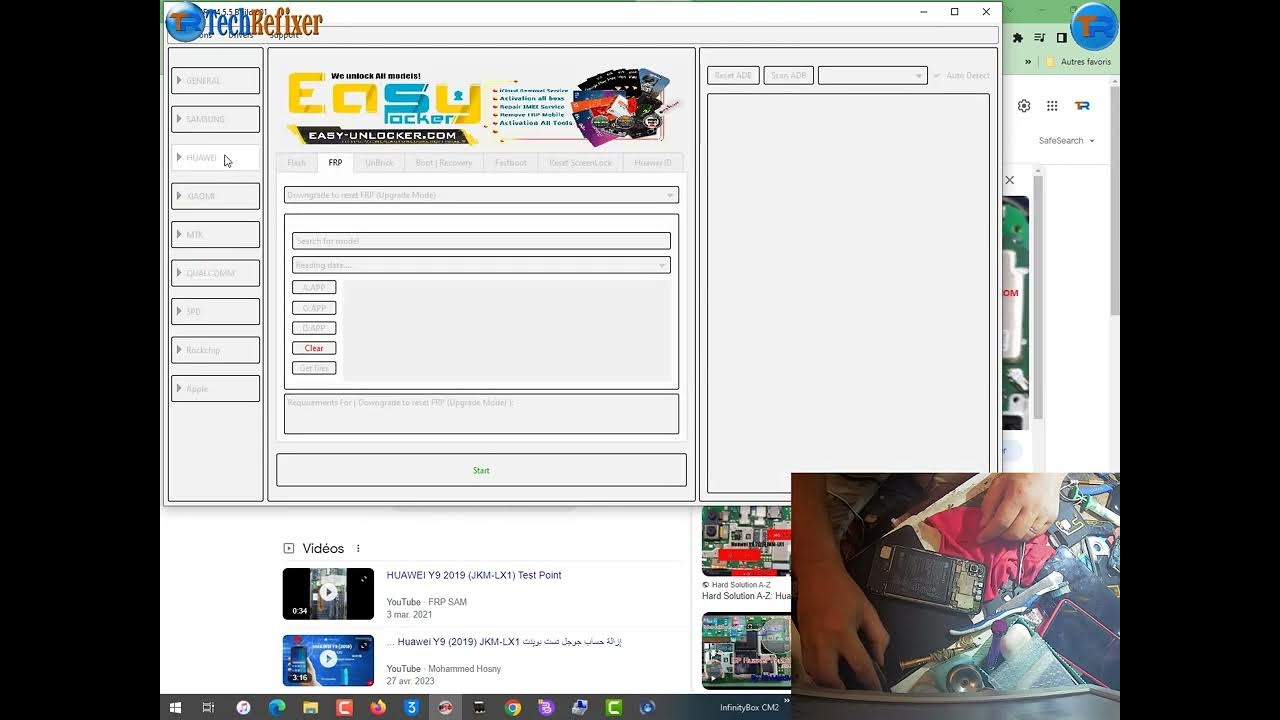 Huawei Y9 2019 JKMLX1, JKMLX2 Test point Frp By EFT Pro YouTube