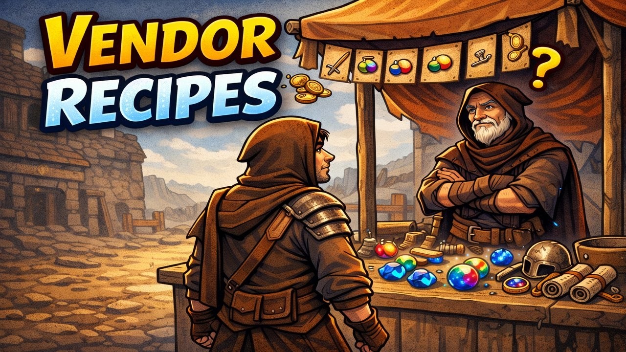 Vendor Recipes That Matter in Act 1 (PoE Beginner Guide)